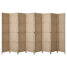8 Panel Shyla Pine Wood Room Divider